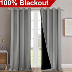 NICETOWN 100% Blackout Blinds, Laundry Room Decor Window Treatment Curtains - Image 2