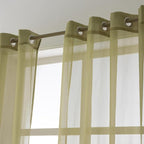 NICETOWN Sheer Window Curtains Green - Image 4