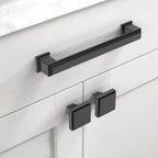 Asidrama 5 Pack 5 inch Matte Black Kitchen Cabinet Handles