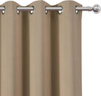 LEMOMO Blackout Curtains 42 x 63 inch/Natural Curtains Set of 2 Panels/Thermal - Image 5