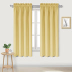 DWCN Blackout Curtains for Bedroom – Rod Pocket Thermal Insulated Noise by DWCN