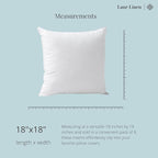 LANE LINEN Throw Pillow Inserts 18" x 18" - Image 6