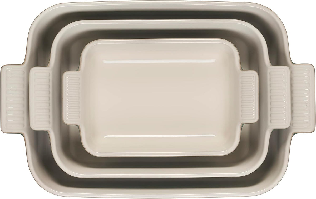 Le Creuset Stoneware Heritage Rectangular Baking Dish, 3 pc., Artichaut