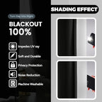 Yakamok 100% Blackout Curtains 72 Inch Length 2 Layers, Light Blocking Thermal - Image 4