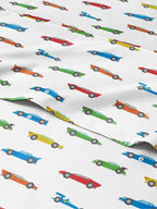 Kids Twin Size Rainbow Sky Bed Sheets - 3 Piece Kids Rainbow Sky Sheet Set