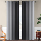 SimpleHome Ombre Room Darkening Curtains - Image 2