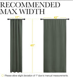 NICETOWN Bedroom Curtains Blackout Draperies - Image 7