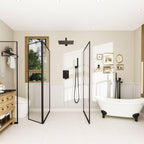 12 Inch Rainfall Shower System Rain Shower Head Combo Shower Faucet Fixture
