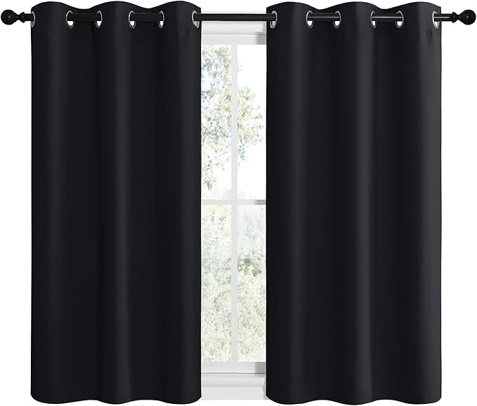 NICETOWN Bathroom Blackout Curtains and Drapes - Image 2
