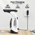Window Vacuum Squeegee Cordless, 2000Pa Electric Window Cleaner Tool