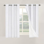 H.VERSAILTEX Primitive Linen Curtains 100% Blackout Curtain Drapes Burlap by HVERSAILTEX