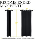 NICETOWN Bathroom Blackout Thermal Curtains and Drapes - Image 7
