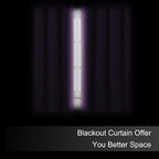 LEMOMO Blackout Curtains 38 x 54 inch/Lavender Curtains Set of 2 Panels/Thermal - Image 3