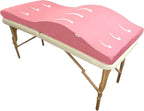 Lash Bed Topper, 23x70 in, Memory Foam Massage Table Topper, Pink