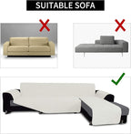 Easy-Going Sofa Slipcover L Shape Sofa Cover Sectional Couch Cover Chaise - Image 3