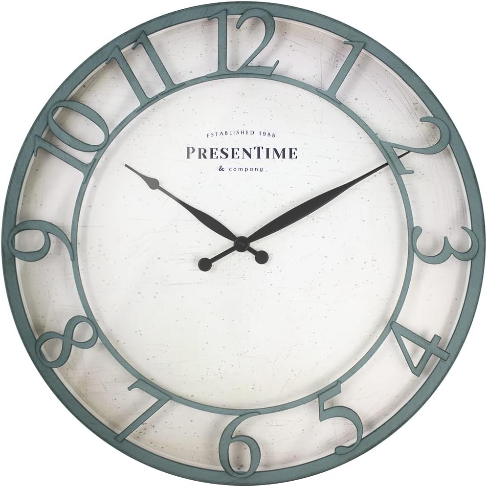 Presentime 21" Farmhouse Series Wall Clock