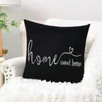 MFGNEH Home Sweet Home Quotes Farmhouse Pillow Covers 18x18 Inch, Farmhouse - Image 2