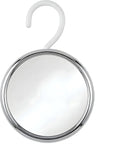 MIRRORVANA Hangable Fogless Shower Mirror, 360° Swivel Hook, 6.7" (Chrome)
