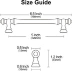 5" Brushed Satin Nickel Cabinet Pulls 10 Pack, AL3085SN
