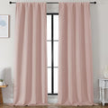 Simplebrand Ava Blush Blackout Curtains by Simplebrand