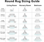 OLANLY White Round Rugs for Bedroom - Image 8