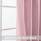 Yakamok Wide Thermal Blackout Patio Door Curtain Panel, Extra Wide Curtains - Image 4