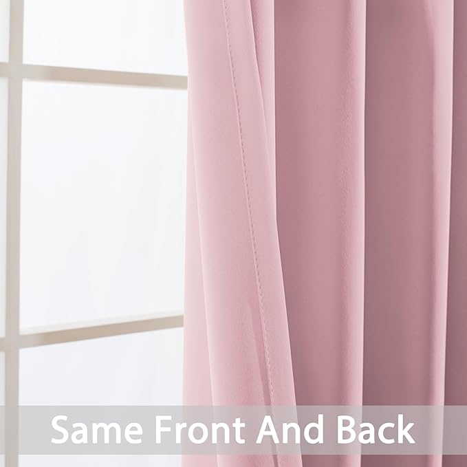 Yakamok Wide Thermal Blackout Patio Door Curtain Panel, Extra Wide Curtains - Image 4