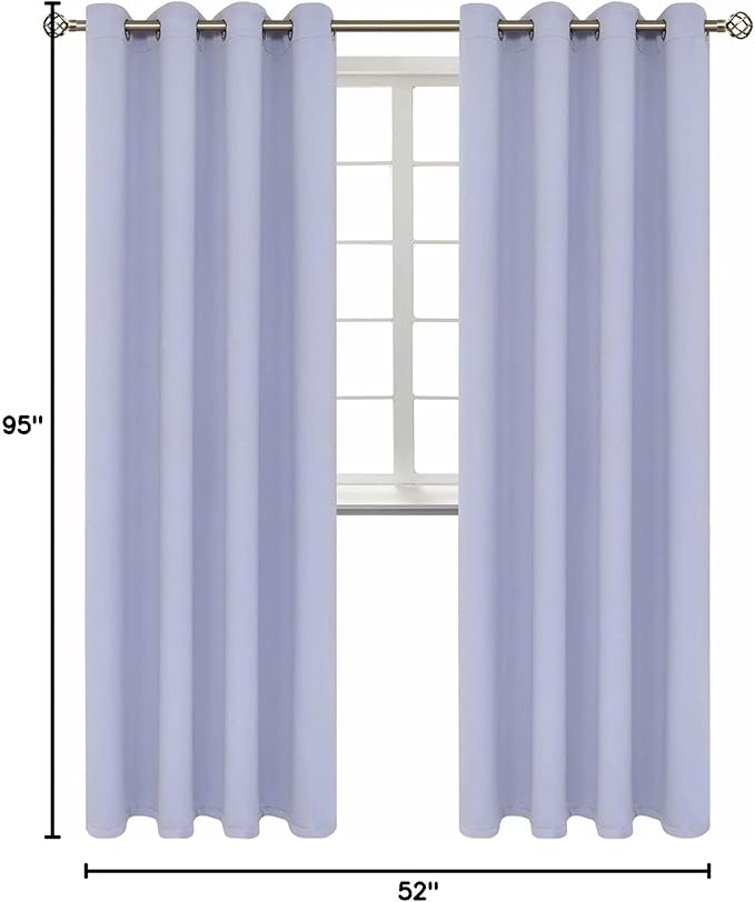 BGment Room Darkening Curtains 95 Inches Long - Image 9