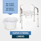 Lunderg Commode Liners - Value Pack 250 Count Universal Fit