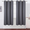 LEMOMO Grey Blackout Curtains 42 x 72 Inch Length/Set of 2 Curtain by Lemomo