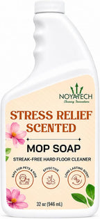 NOYATECH Scented Mop Soap – Eucalyptus & Spearmint Floor Cleaner for Sealed Hardwood, Tile, Laminate & Vinyl – Streak-Free Clean, 32 fl oz