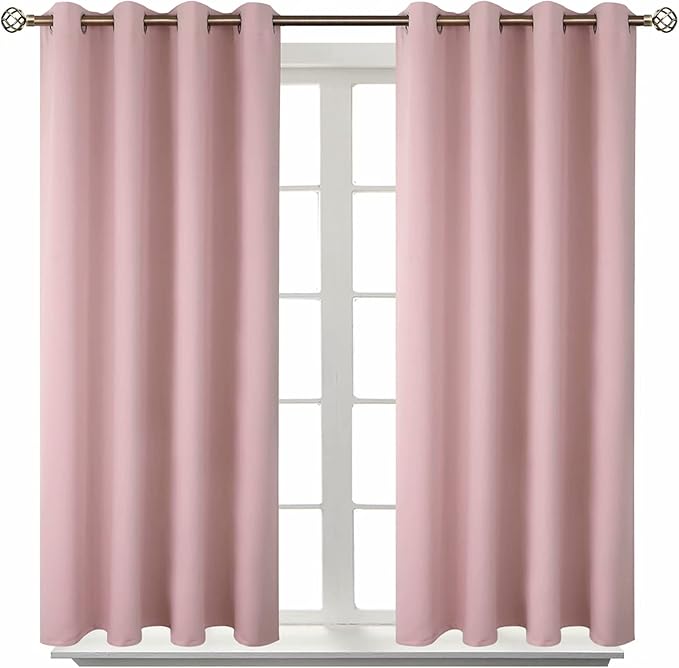BGment Room Darkening Curtains 45 Inches Long by BGment