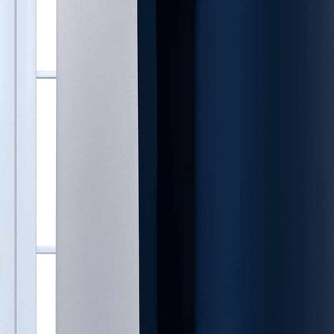 Yakamok Light Blocking Ombre Curtains, Room Darkening Grommet Window Drapes - Image 7
