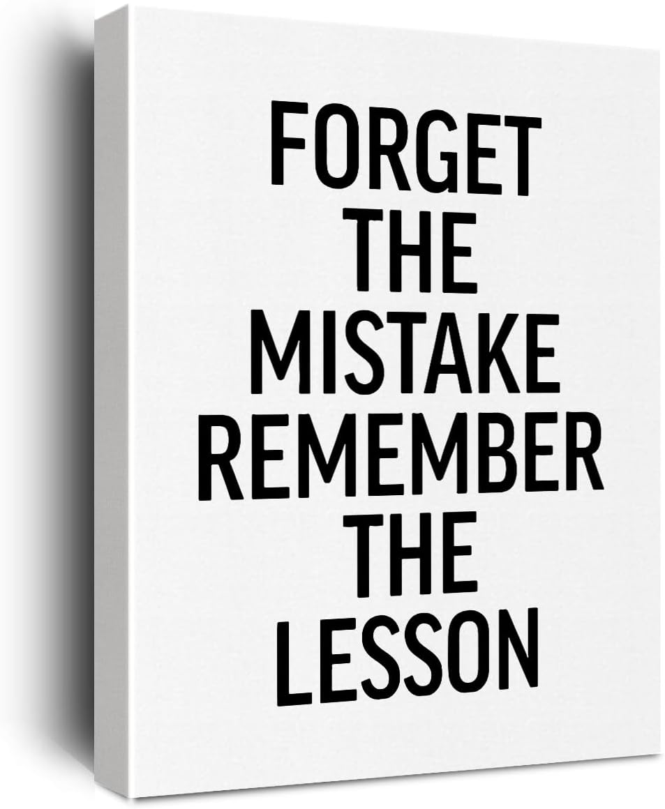 Motivational Canvas Wall Art Framed Encouragement Gifts for Women Men