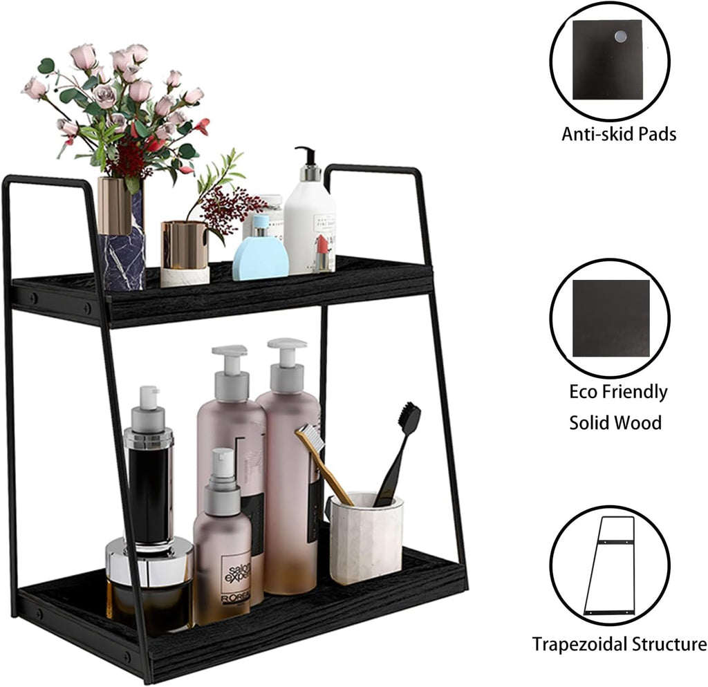 Dorhors Bathroom Counter Organizer,Vanity Countertop Storage Shelf