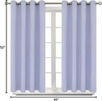 BGment Room Darkening Curtains 45 Inches Long - Image 9