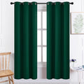 Yakamok Dark Green Blackout Curtains by Yakamok