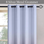 SimpleHome Ombre Room Darkening Curtains - Image 2