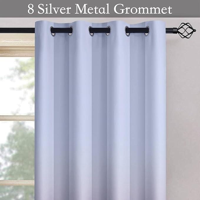 SimpleHome Ombre Room Darkening Curtains - Image 2