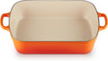 Le Creuset Enameled Cast Iron Rectangular Roaster, 5.25 qt., Flame