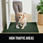 GORILLA GRIP® Ultra Absorbent Front Door Mat Outside Entrance, Traps Dirt and - Image 7