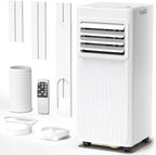 Antarctic Star 10000 BTU Portable Air Conditioner, 3 in 1 Free Standing Cooling AC Unit with Fan & Dehumidifier & Cools, Sleep Mode, 24H Timer, for Home/Kitchen/Office
