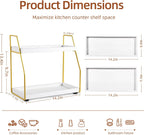 Coffee Bar Accessories,Coffee Table Decor,Coffee Station Organizer Counter