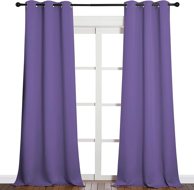 NICETOWN Patio Glass Door Blackout Curtains - Image 2
