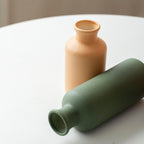Modern Ceramic Vase Set of 3, Neutral Colors, Decorative Bottles for Home, Farmhouse Rustic Decor, Housewarming Gifts, Wedding Gifts, Bridal Shower Gifts, Birthday Gifts for Women (Green Mix)