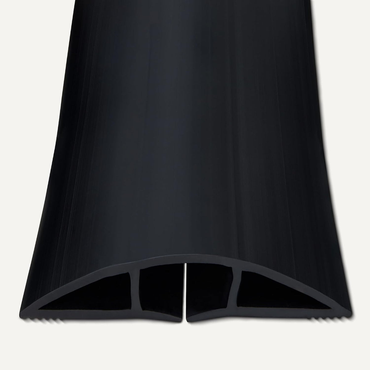 Amazon Basics Floor Cord Cover, 6ft Length, 2.6" Diameter, Cable Protector, Black