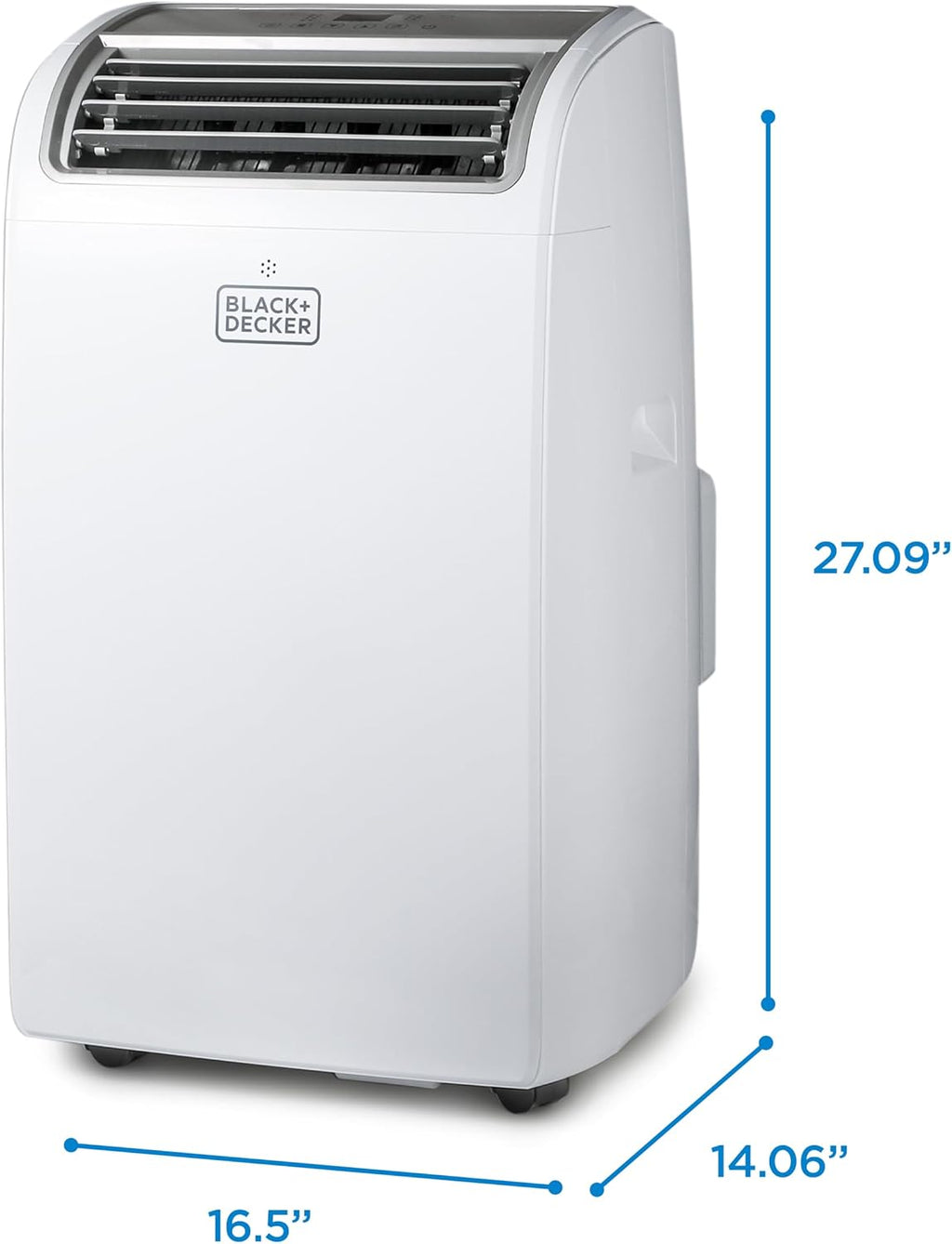 BLACK+DECKER Portable Air Conditioner, 12,000 BTU, BPT08WTB, White