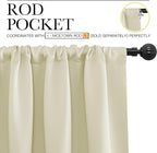 NICETOWN Kitchen Curtains, Short Blackout Curtains & Drapes, Home Decoration - Image 3