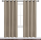 NICETOWN Taupe Blackout Curtains 78" Long - Image 2
