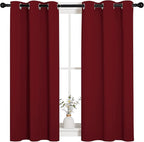NICETOWN Christmas Window Curtains Blackout Drapes, Thermal Insulated Home by NICETOWN